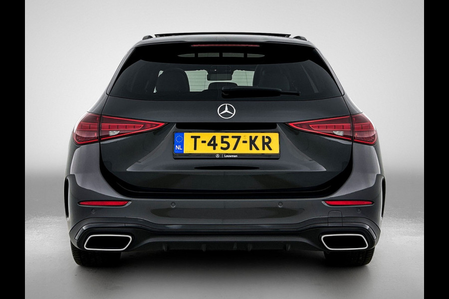 Mercedes-Benz C-Klasse Estate 300 e AMG Plug-In Hybride AMG Line | Premium Plus | Night Pakket | Panorama Schuif-Kanteldak | Alarm | Inclusief 24 maanden MB Certified garantie voor Europa.