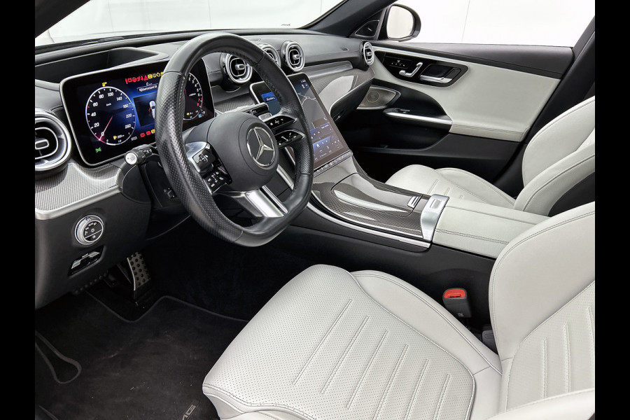 Mercedes-Benz C-Klasse Estate 300 e AMG Plug-In Hybride AMG Line | Premium Plus | Night Pakket | Panorama Schuif-Kanteldak | Alarm | Inclusief 24 maanden MB Certified garantie voor Europa.