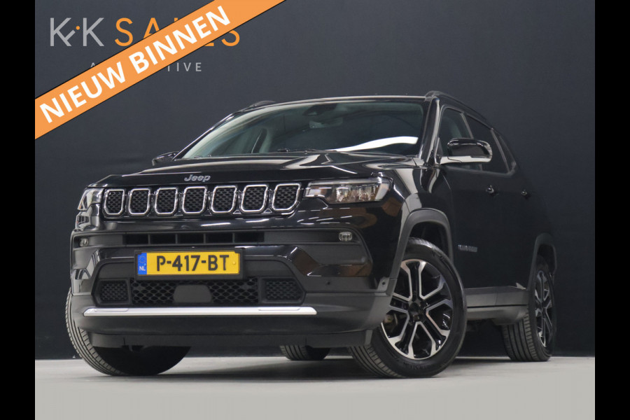 Jeep Compass 4xe 190 Plug-in Hybrid Electric Limited Lease Ed. 4WD [TREKHAAK, STUURVERWARMING, STOELVERWARMING, ADAPTIEVE RIJMODUS, CAMERA, PARKEER ASSISTENT, ADAPTIVE CRUISE, PDC V+A, DIGITAL DASH, BLUETOOTH, CLIMATE, NIEUWSTAAT]