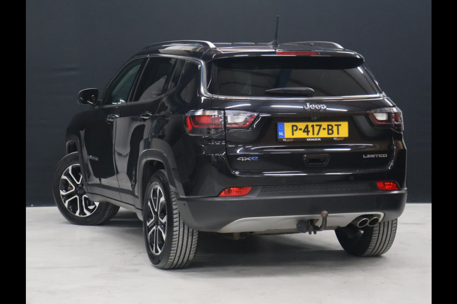Jeep Compass 4xe 190 Plug-in Hybrid Electric Limited Lease Ed. 4WD [TREKHAAK, STUURVERWARMING, STOELVERWARMING, ADAPTIEVE RIJMODUS, CAMERA, PARKEER ASSISTENT, ADAPTIVE CRUISE, PDC V+A, DIGITAL DASH, BLUETOOTH, CLIMATE, NIEUWSTAAT]