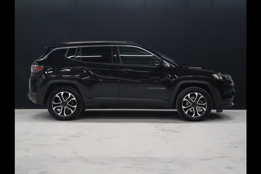 Jeep Compass 4xe 190 Plug-in Hybrid Electric Limited Lease Ed. 4WD [TREKHAAK, STUURVERWARMING, STOELVERWARMING, ADAPTIEVE RIJMODUS, CAMERA, PARKEER ASSISTENT, ADAPTIVE CRUISE, PDC V+A, DIGITAL DASH, BLUETOOTH, CLIMATE, NIEUWSTAAT]