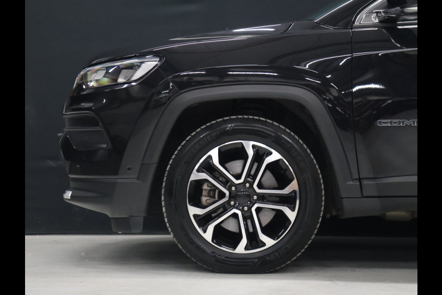 Jeep Compass 4xe 190 Plug-in Hybrid Electric Limited Lease Ed. 4WD [TREKHAAK, STUURVERWARMING, STOELVERWARMING, ADAPTIEVE RIJMODUS, CAMERA, PARKEER ASSISTENT, ADAPTIVE CRUISE, PDC V+A, DIGITAL DASH, BLUETOOTH, CLIMATE, NIEUWSTAAT]