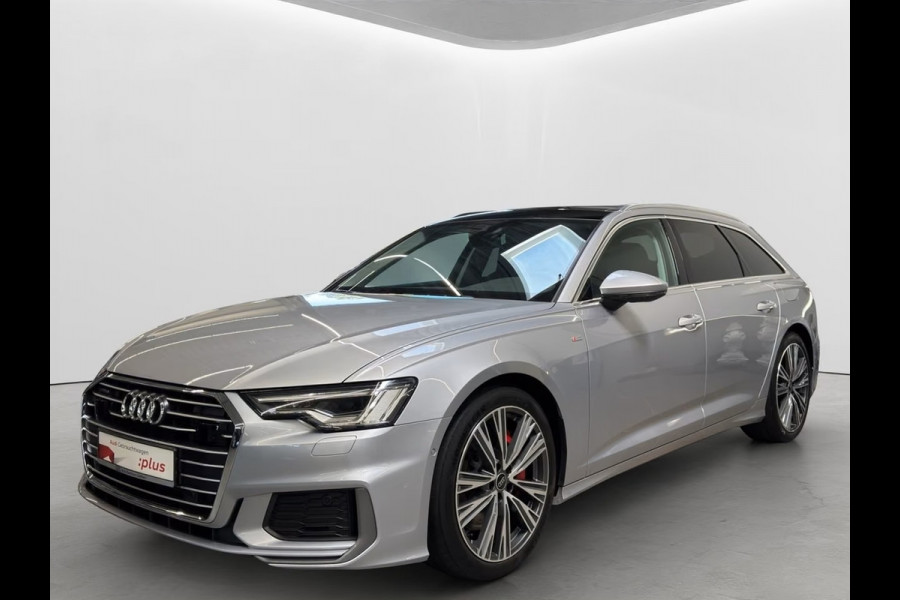 Audi A6 Avant 55 TFSI e Quattro S-LINE (270kW/367pk) ** MATRIX, PANORAMA, DIAMANT LEDER, 20-inch LMV, S-SPORTST.  ** 1e EIG - UNFALLFREI ** ** INFORMEER OOK NAAR ONZE AANTREKKELIJKE FINANCIAL-LEASE TARIEVEN **