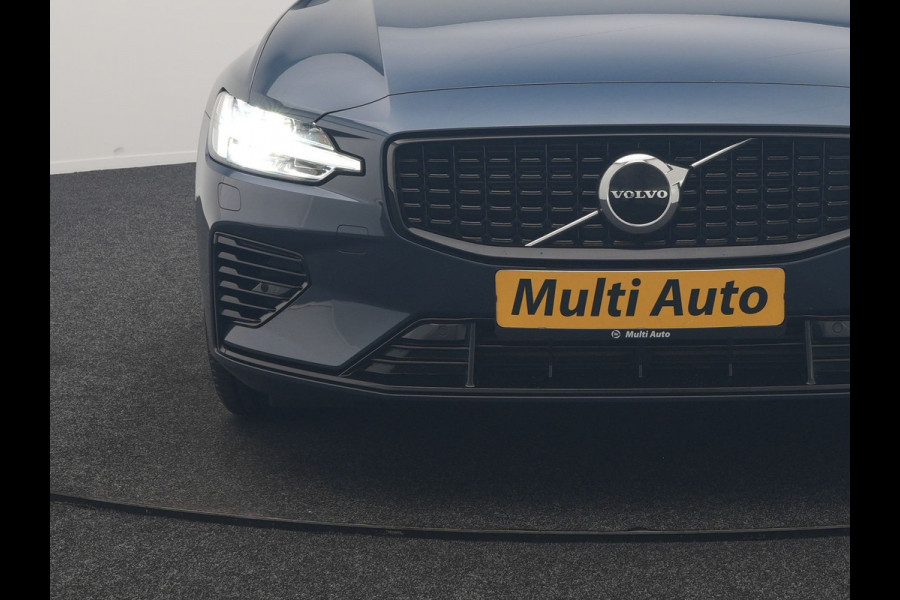 Volvo V60 T6 AWD Plus Dark Long Range PHEV 350pk Dealer O.H. | Panodak | Camera | Lederen Sportstoelen Memory & Verwarmd | Keyless | Stuur Verwarmd | Google Assistent | Apple Carplay | Navigatie | DAB | Plug In Hybrid |