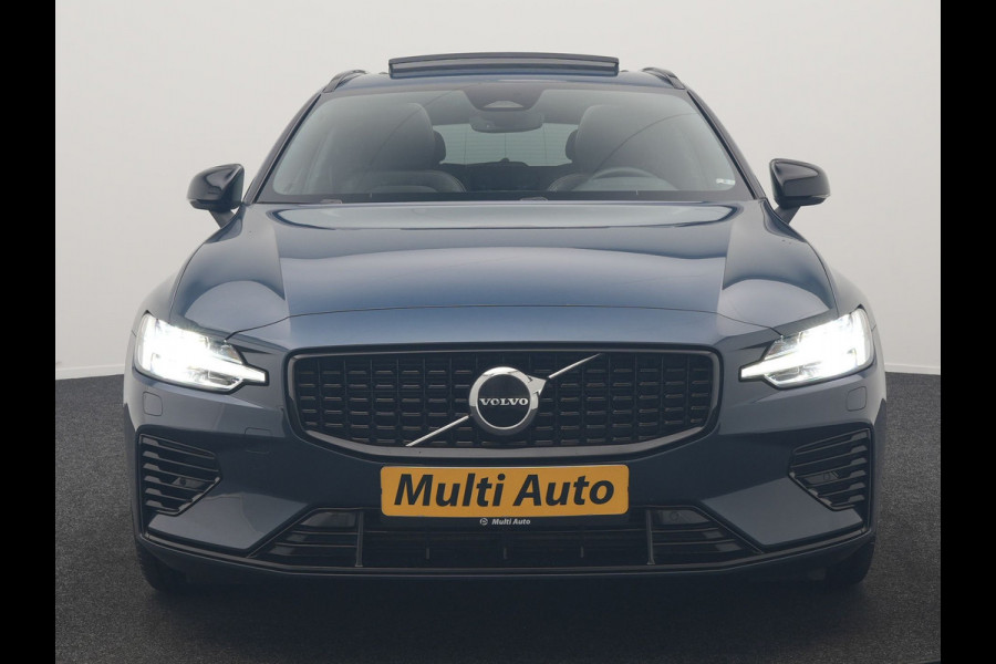 Volvo V60 T6 AWD Plus Dark Long Range PHEV 350pk Dealer O.H. | Panodak | Camera | Lederen Sportstoelen Memory & Verwarmd | Keyless | Stuur Verwarmd | Google Assistent | Apple Carplay | Navigatie | DAB | Plug In Hybrid |