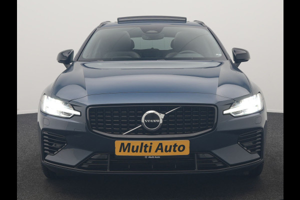 Volvo V60 T6 AWD Plus Dark Long Range PHEV 350pk Dealer O.H. | Panodak | Camera | Lederen Sportstoelen Memory & Verwarmd | Keyless | Stuur Verwarmd | Google Assistent | Apple Carplay | Navigatie | DAB | Plug In Hybrid |