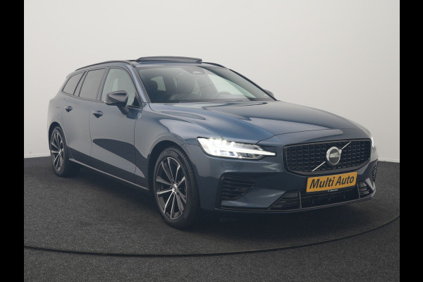 Volvo V60 T6 AWD Plus Dark Long Range PHEV 350pk Dealer O.H. | Panodak | Camera | Lederen Sportstoelen Memory & Verwarmd | Keyless | Stuur Verwarmd | Google Assistent | Apple Carplay | Navigatie | DAB | Plug In Hybrid |