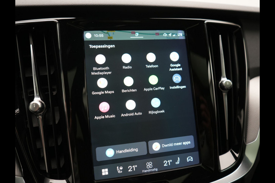 Volvo V60 T6 AWD Plus Dark Long Range PHEV 350pk Dealer O.H. | Panodak | Camera | Lederen Sportstoelen Memory & Verwarmd | Keyless | Stuur Verwarmd | Google Assistent | Apple Carplay | Navigatie | DAB | Plug In Hybrid |