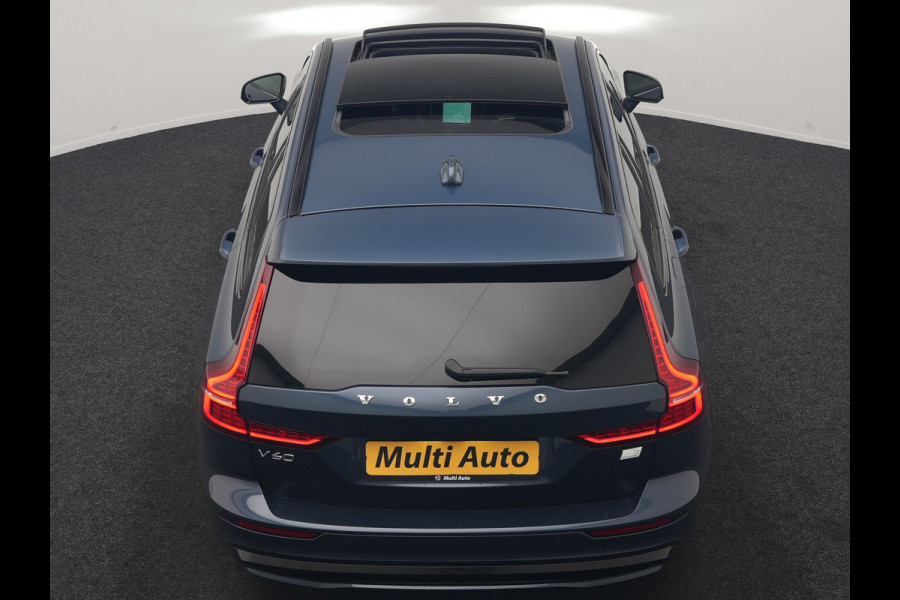 Volvo V60 T6 AWD Plus Dark Long Range PHEV 350pk Dealer O.H. | Panodak | Camera | Lederen Sportstoelen Memory & Verwarmd | Keyless | Stuur Verwarmd | Google Assistent | Apple Carplay | Navigatie | DAB | Plug In Hybrid |