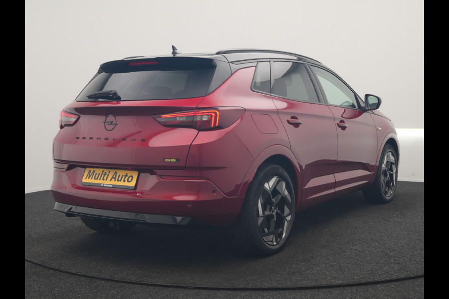 Opel Grandland Turbo 4x4 GSe PHEV 300pk Dealer O.H | SOH 97,8% | Trekhaak Afn. | Adaptive Cruise | 360 Camera | Lederen Sportstoelen Memory & Ventilatie | Stoelen & Stuur Verwarmd | Keyless | Apple Carplay | Blis | DAB | Navigatie | Virtual | 19"L.M | Plug In Hybrid