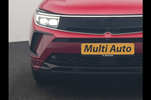 Opel Grandland Turbo 4x4 GSe PHEV 300pk Dealer O.H | SOH 97,8% | Trekhaak Afn. | Adaptive Cruise | 360 Camera | Lederen Sportstoelen Memory & Ventilatie | Stoelen & Stuur Verwarmd | Keyless | Apple Carplay | Blis | DAB | Navigatie | Virtual | 19"L.M | Plug In Hybrid