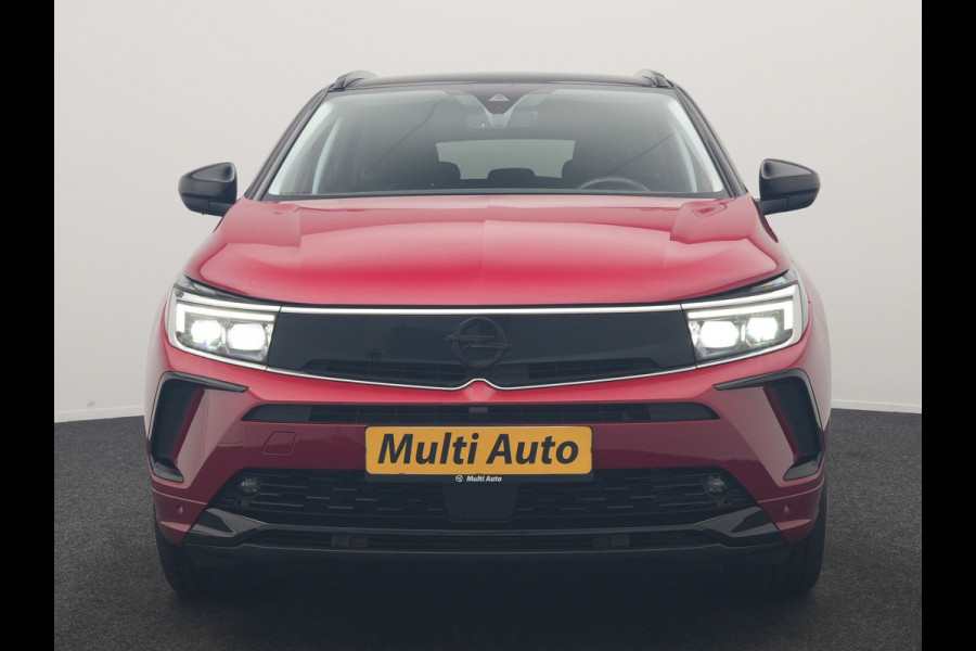 Opel Grandland Turbo 4x4 GSe PHEV 300pk Dealer O.H | SOH 97,8% | Trekhaak Afn. | Adaptive Cruise | 360 Camera | Lederen Sportstoelen Memory & Ventilatie | Stoelen & Stuur Verwarmd | Keyless | Apple Carplay | Blis | DAB | Navigatie | Virtual | 19"L.M | Plug In Hybrid