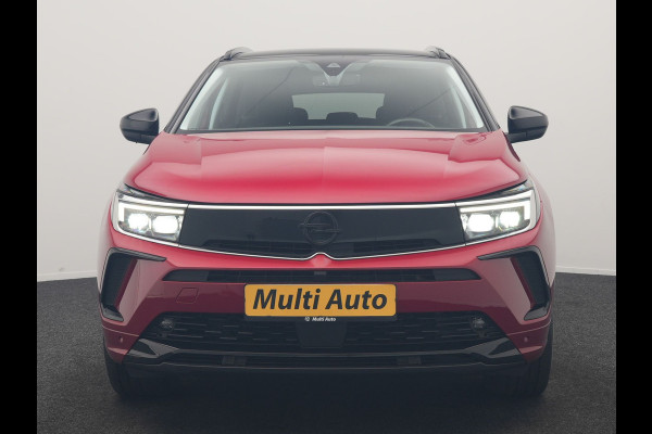Opel Grandland Turbo 4x4 GSe PHEV 300pk Dealer O.H | SOH 97,8% | Trekhaak Afn. | Adaptive Cruise | 360 Camera | Lederen Sportstoelen Memory & Ventilatie | Stoelen & Stuur Verwarmd | Keyless | Apple Carplay | Blis | DAB | Navigatie | Virtual | 19"L.M | Plug In Hybrid