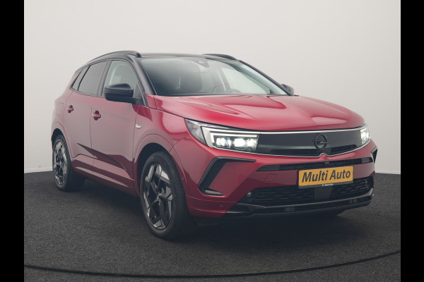 Opel Grandland Turbo 4x4 GSe PHEV 300pk Dealer O.H | SOH 97,8% | Trekhaak Afn. | Adaptive Cruise | 360 Camera | Lederen Sportstoelen Memory & Ventilatie | Stoelen & Stuur Verwarmd | Keyless | Apple Carplay | Blis | DAB | Navigatie | Virtual | 19"L.M | Plug In Hybrid
