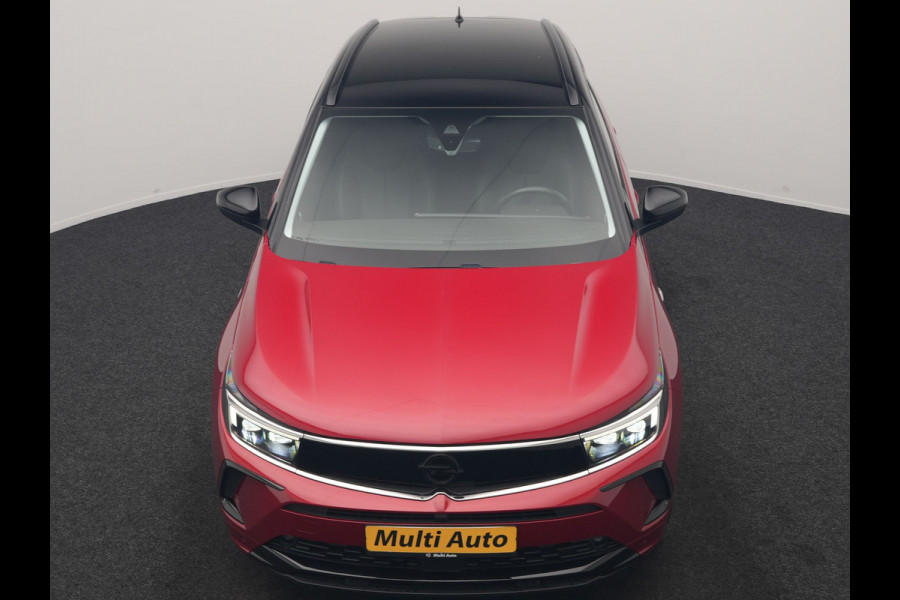 Opel Grandland Turbo 4x4 GSe PHEV 300pk Dealer O.H | SOH 97,8% | Trekhaak Afn. | Adaptive Cruise | 360 Camera | Lederen Sportstoelen Memory & Ventilatie | Stoelen & Stuur Verwarmd | Keyless | Apple Carplay | Blis | DAB | Navigatie | Virtual | 19"L.M | Plug In Hybrid