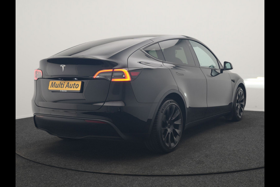 Tesla Model Y RWD 58 kWh 299pk Dealer O.H | Panodak | Full Self Driving Capability | Adaptive Cruise | 360 Camera | Lederen Sportstoelen Memory & Verwarmd | Keyless | BLIS | Navigatie | Virtual | DAB | Spotify | 20"L.M |