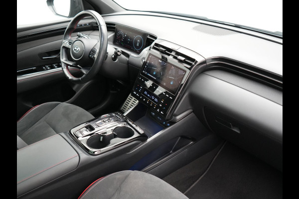 Hyundai Tucson 1.6 T-GDI PHEV N Line 4WD 265pk Dealer O.H | Trekhaak Afn. | Panodak | Adaptive Cruise | 360 Camera | Krell Audio | Alcantara Sportstoelen Memory & Ventilatie | Stoelen & Stuur Verwarmd | Blis | Keyless | Navigatie | DAB | Plug In Hybrid |