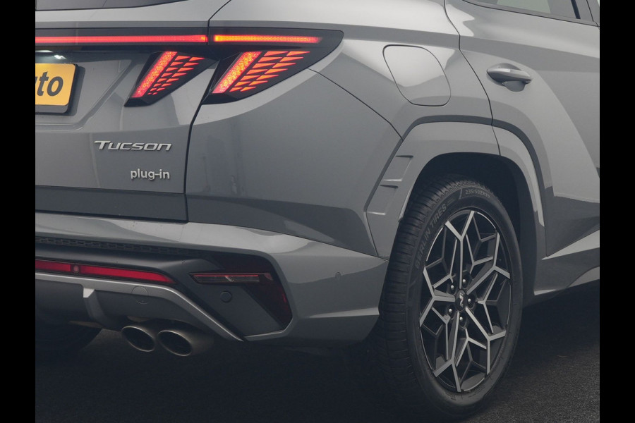 Hyundai Tucson 1.6 T-GDI PHEV N Line 4WD 265pk Dealer O.H | Trekhaak Afn. | Panodak | Adaptive Cruise | 360 Camera | Krell Audio | Alcantara Sportstoelen Memory & Ventilatie | Stoelen & Stuur Verwarmd | Blis | Keyless | Navigatie | DAB | Plug In Hybrid |