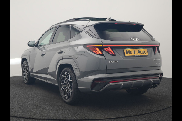 Hyundai Tucson 1.6 T-GDI PHEV N Line 4WD 265pk Dealer O.H | Trekhaak Afn. | Panodak | Adaptive Cruise | 360 Camera | Krell Audio | Alcantara Sportstoelen Memory & Ventilatie | Stoelen & Stuur Verwarmd | Blis | Keyless | Navigatie | DAB | Plug In Hybrid |