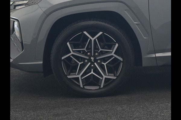 Hyundai Tucson 1.6 T-GDI PHEV N Line 4WD 265pk Dealer O.H | Trekhaak Afn. | Panodak | Adaptive Cruise | 360 Camera | Krell Audio | Alcantara Sportstoelen Memory & Ventilatie | Stoelen & Stuur Verwarmd | Blis | Keyless | Navigatie | DAB | Plug In Hybrid |