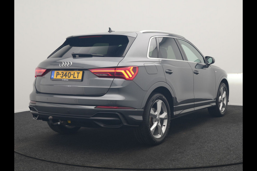 Audi Q3 35 TFSI S Line Pro Line S 150pk | Trekhaak | Cruise Control | Sportstoelen Verwarmd | Blis | DAB | Navigatie | 19"L.M