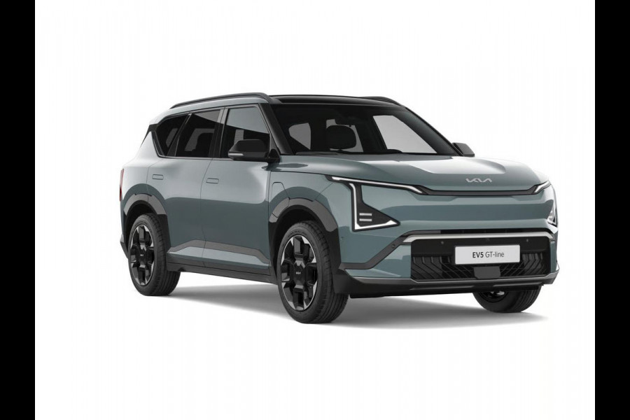 Kia EV5 GT-Line 81.4 kWh | Actieprijs* | Clima. | Adapt. Cruise. | Dodehoekassistentie | Schuif-/Kanteldak | Harman Kardon | GT-Line Bekleding in Vegan Leder | Massagefunctie