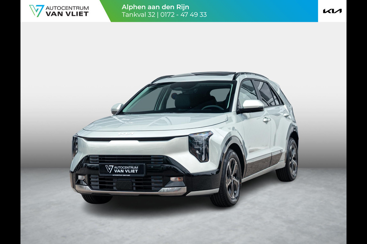 Kia Niro 1.6 GDi Hybrid DynamicPlusLine | Actieprijs* | Navi. | Clima. | Adapt. Cruise. | Parkeersensoren | Achteruitrijcamera | Bekleding In Lederlook | Dodehoekassistentie | Schuif-/Kanteldak | Stoel&Stuur Verwarming