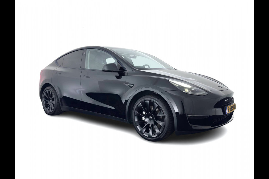 Tesla Model Y Long Range AWD 75 kWh (3-Fase-11kW) {SoH-87%} (INCL-BTW) Aut. *PANO | AUTO-PILOT | LEATHER | NAVI-FULLMAP | MATRIX-LED | KEYLESS | CAMERA | DAB+ | HEATED-COMFORTSEATS | PRIVACYGLASS | TOPVIEW | 20''ALU*