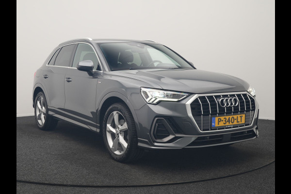 Audi Q3 35 TFSI S Line Pro Line S 150pk | Trekhaak | Cruise Control | Sportstoelen Verwarmd | Blis | DAB | Navigatie | 19"L.M