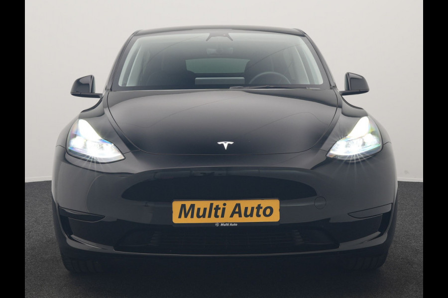 Tesla Model Y RWD 58 kWh 299pk Dealer O.H | Panodak | Full Self Driving Capability | Adaptive Cruise | 360 Camera | Lederen Sportstoelen Memory & Verwarmd | Keyless | BLIS | Navigatie | Virtual | DAB | Spotify | 20"L.M |