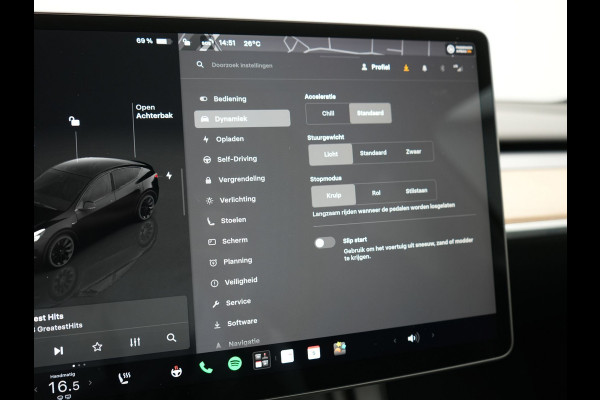 Tesla Model Y RWD 58 kWh 299pk Dealer O.H | Panodak | Full Self Driving Capability | Adaptive Cruise | 360 Camera | Lederen Sportstoelen Memory & Verwarmd | Keyless | BLIS | Navigatie | Virtual | DAB | Spotify | 20"L.M |