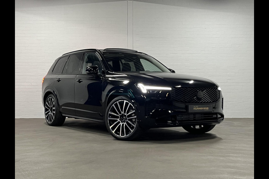 Volvo XC90 2.0 T8 Plug-in hybrid AWD Ultra Black Edition Luchtvering | Trekhaak | Open dak | Bowers & Wilkins | Massage | Stoelventilatie/-verwarming | 360 camera | Head-up | Blis | Google