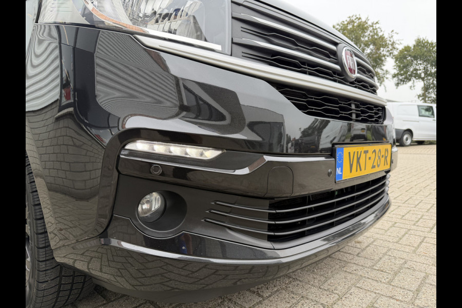 Fiat Talento 2.0 MultiJet automaat L2H1 SX DC 5 persoons / vaste prijs rijklaar € 19.950 ex btw / lease vanaf € 336 / zwart metallic / dubbele schuifdeur / trekhaak / airco / navi / camera !