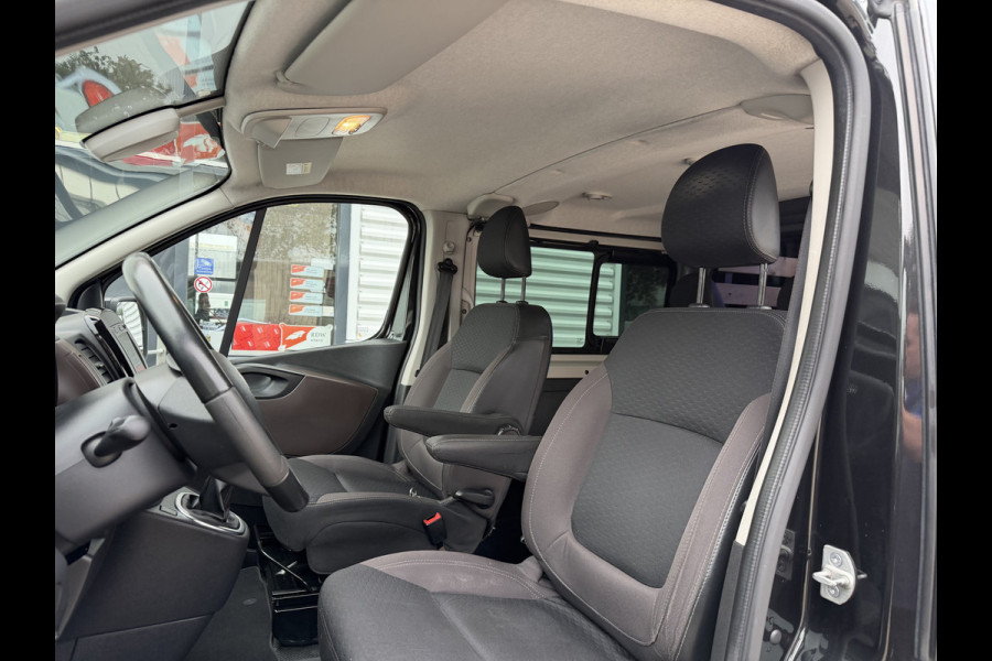 Fiat Talento 2.0 MultiJet automaat L2H1 SX DC 5 persoons / vaste prijs rijklaar € 19.950 ex btw / lease vanaf € 336 / zwart metallic / dubbele schuifdeur / trekhaak / airco / navi / camera !