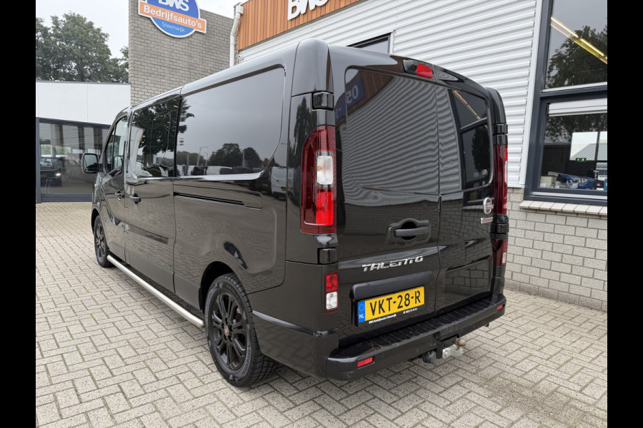 Fiat Talento 2.0 MultiJet automaat L2H1 SX DC 5 persoons / vaste prijs rijklaar € 19.950 ex btw / lease vanaf € 336 / zwart metallic / dubbele schuifdeur / trekhaak / airco / navi / camera !