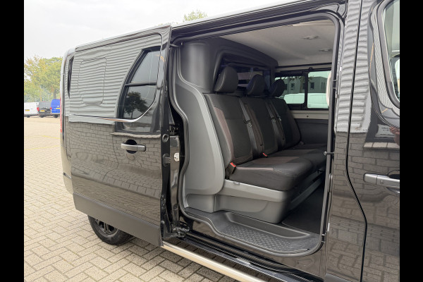 Fiat Talento 2.0 MultiJet automaat L2H1 SX DC 5 persoons / vaste prijs rijklaar € 19.950 ex btw / lease vanaf € 336 / zwart metallic / dubbele schuifdeur / trekhaak / airco / navi / camera !