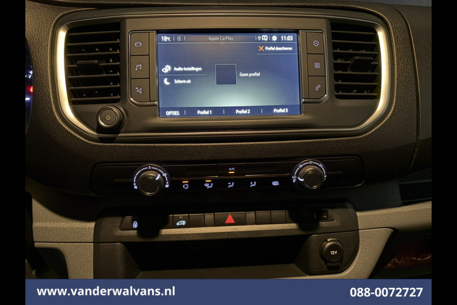 Opel Vivaro 1.5 CDTI L3H1 Euro6 Airco | Navigatie | Camera | Sidebars | Apple Carplay Cruisecontrol, Android Auto, Parkeersensoren