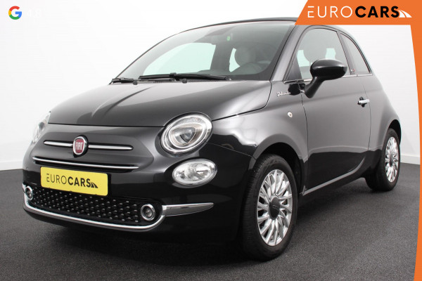 Fiat 500C 1.0 Hybrid 69pk Dolcevita Navigatie Apple CarPlay Android Auto Parkeerhulp achter Cruise Control Half leder Climatronic Lichtmetalen velgen