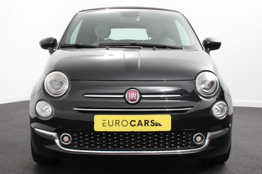 Fiat 500C 1.0 Hybrid 69pk Dolcevita Navigatie Apple CarPlay Android Auto Parkeerhulp achter Cruise Control Half leder Climatronic Lichtmetalen velgen