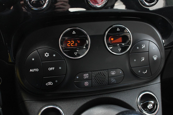 Fiat 500C 1.0 Hybrid 69pk Dolcevita Navigatie Apple CarPlay Android Auto Parkeerhulp achter Cruise Control Half leder Climatronic Lichtmetalen velgen