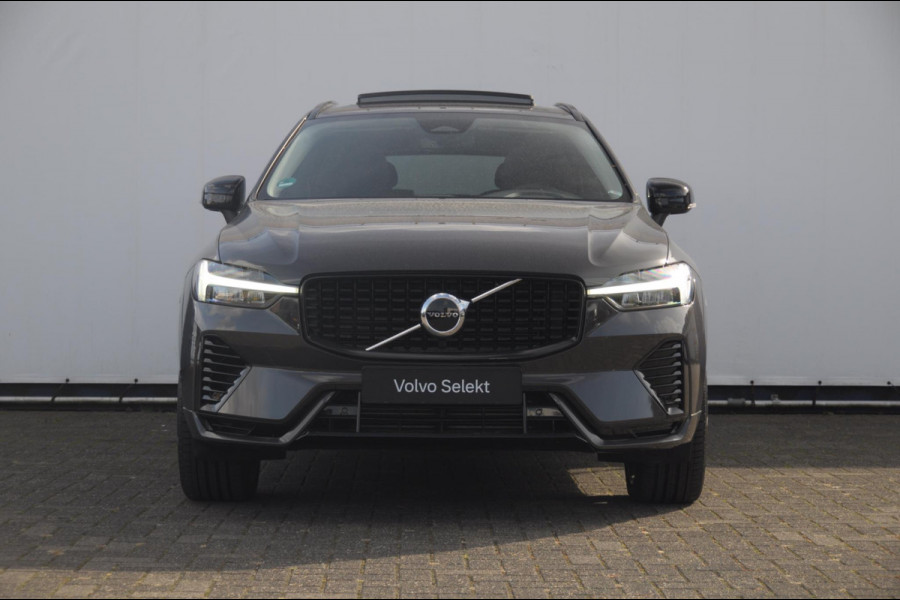 Volvo XC60 T6 350PK Automaat AWD Plus Dark Trekhaak / Adaptieve cruise control / BLIS / Panoramadak / Parkeersensoren voor - en achter / parkeercamera / Elektrische stoelen / stoel - en stuurverwarming /