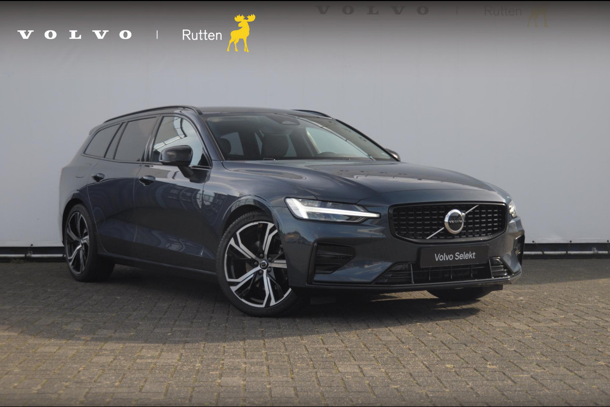 Volvo V60 B4 211PK Automaat Plus Dark / Trekhaak Adaptive Cruise Control/ Apple Carplay/ Android Auto/ Achteruitrijcamera/ Parkeersensoren voor en achter/ Stoelverwarming/ Stuurverwarming/ Elektrisch bedienbare stoelen met geheugen