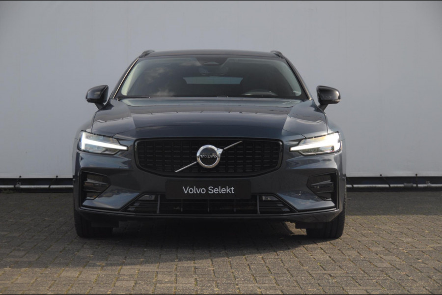 Volvo V60 B4 211PK Automaat Plus Dark / Trekhaak Adaptive Cruise Control/ Apple Carplay/ Android Auto/ Achteruitrijcamera/ Parkeersensoren voor en achter/ Stoelverwarming/ Stuurverwarming/ Elektrisch bedienbare stoelen met geheugen