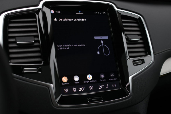 Volvo XC90 2.0 T8 Plug-in hybrid AWD Ultra Dark 7p. *Pano*Head-Up*H/K*