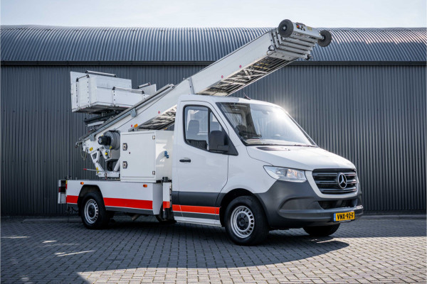 Mercedes-Benz Sprinter 315 | Verhuislift / ladder | Nieuwstaat | Paus City-Floh 27M | 400KG Laadvermogen | Cruise | Airco