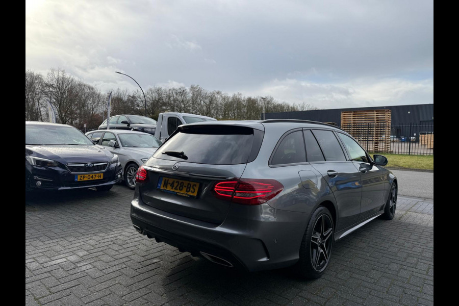 Mercedes-Benz C-Klasse Estate 180 Business Solution AMG | 1E EIGENAAR | 3/6/12MND GARANTIE | DAB | LED | AUTOMAAT | LEDER | CRUISE | SFEERVERLICHTING |