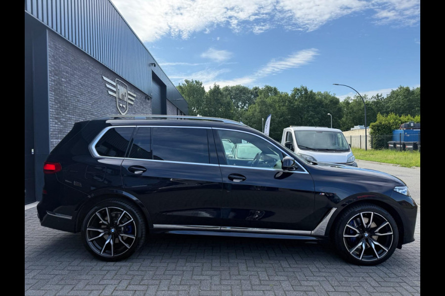 BMW X7 xDrive40i 6p. | 2E EIGENAAR | 3/6/12MND GARANTIE| M-SPORT |PANO | LASER | LED | B&W | MASSAGE | CARPLAY | TREKHAAK | DAB | BOMVOL |