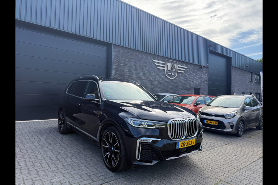 BMW X7 xDrive40i 6p. | 2E EIGENAAR | 3/6/12MND GARANTIE| M-SPORT |PANO | LASER | LED | B&W | MASSAGE | CARPLAY | TREKHAAK | DAB | BOMVOL |