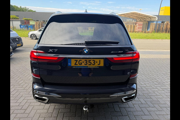 BMW X7 xDrive40i 6p. | 2E EIGENAAR | 3/6/12MND GARANTIE| M-SPORT |PANO | LASER | LED | B&W | MASSAGE | CARPLAY | TREKHAAK | DAB | BOMVOL |