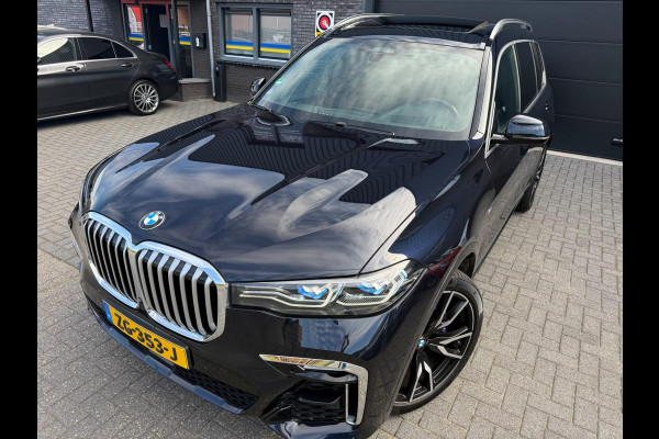 BMW X7 xDrive40i 6p. | 2E EIGENAAR | 3/6/12MND GARANTIE| M-SPORT |PANO | LASER | LED | B&W | MASSAGE | CARPLAY | TREKHAAK | DAB | BOMVOL |